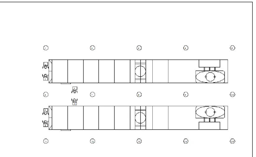 Gambar 5.1.Layout Pengukuran Tingkat Kebisingan pada MesinSingle Drayer