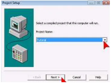 Gambar 2.30 Select a compiled project[14]