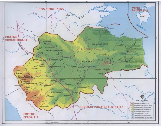Gambar 1. Peta Lokasi Penyelidikan Daerah Muarakilis, Propinsi Jambi