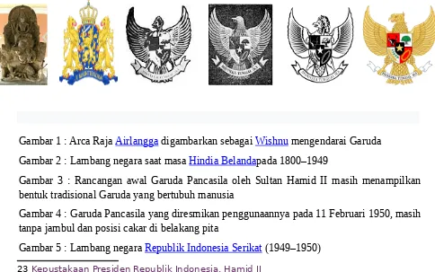 Gambar 5 : Lambang negara Republik Indonesia Serikat (1949–1950)