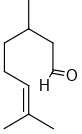 Gambar 1: Struktur Senyawa Sitronelal 