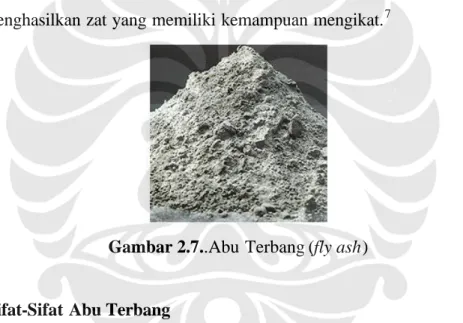 Gambar 2.7..Abu Terbang (fly ash) 