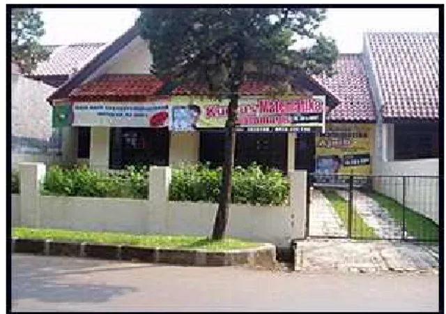 Gambar 8. Tampak depan Rumah Akal di Bukit Cimanggu Villa,  Bogor 