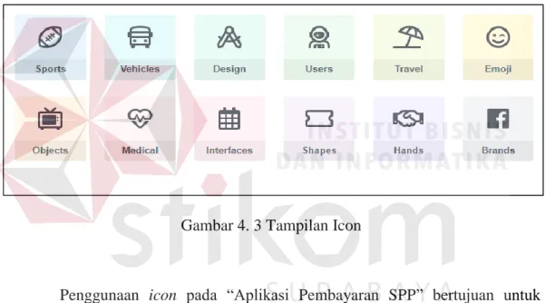 Gambar 4. 3 Tampilan Icon 