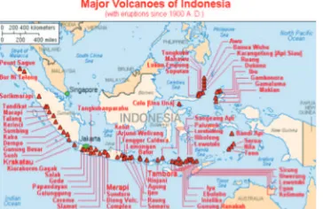 Gambar 4.3. Sebaran Gunung Berapi di Indonesia 