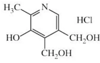 Gambar 2. Vitamin B6 (Piridoksin HCl) 