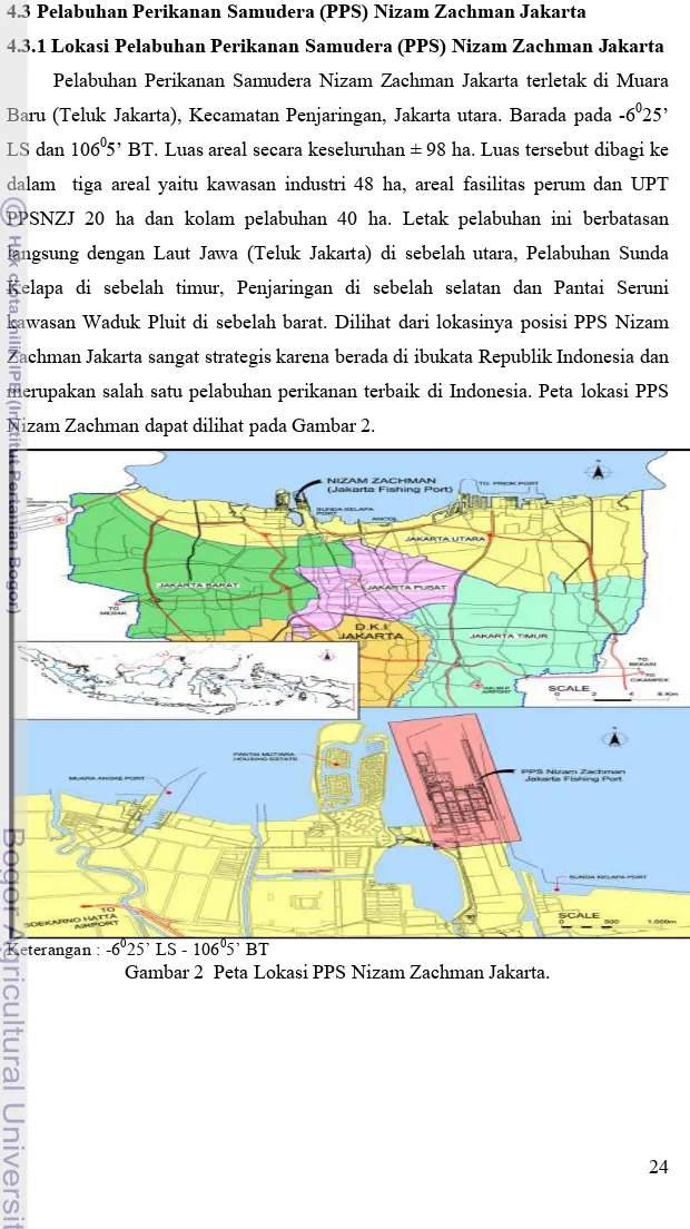 Gambar 2  Peta Lokasi PPS Nizam Zachman Jakarta. 