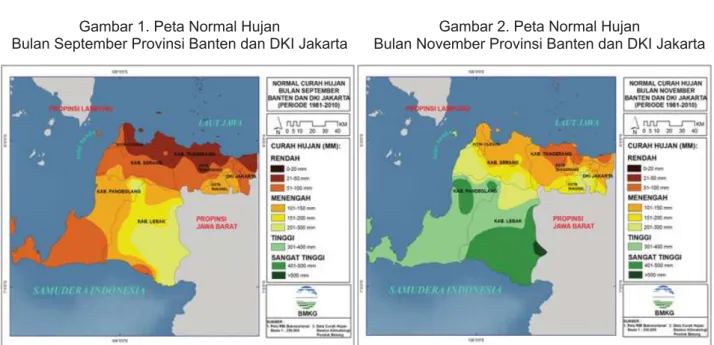 Gambar 2. Peta Normal Hujan  