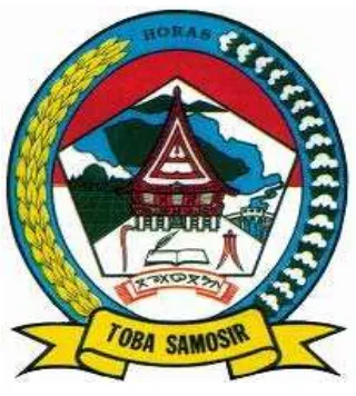 Gambar 2.1 Lambang Daerah Kabupaten Toba Samosir Sumber: Pemerintah Kabupaten Toba Samosir 