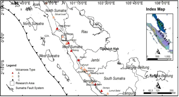 Figure  1.  Geothermal  geotourism  on  Pasaman  Regency  and  West  Pasaman  Regency,  West  Sumatra, Indonesia