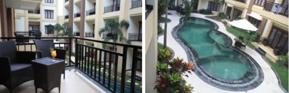 Gambar 2.36  View kearah kolam renang 