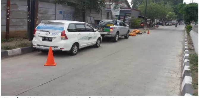 Gambar 5.3 Pemasangan Rambu Segitiga PengamanPT. Perusahaan Gas Negara unit PT. PGAS Solution (2015)