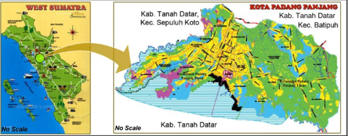 BAB IV KONDISI UMUM WILAYAH. Gambar 11. Peta Kota Padang Panjang