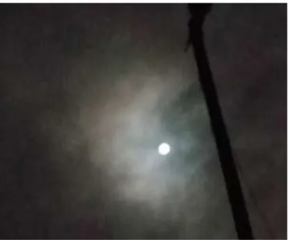 Gambar  4.2 Penampakan  Bulan  pada tanggal  14 Muharram  1441/13  September  2019 21