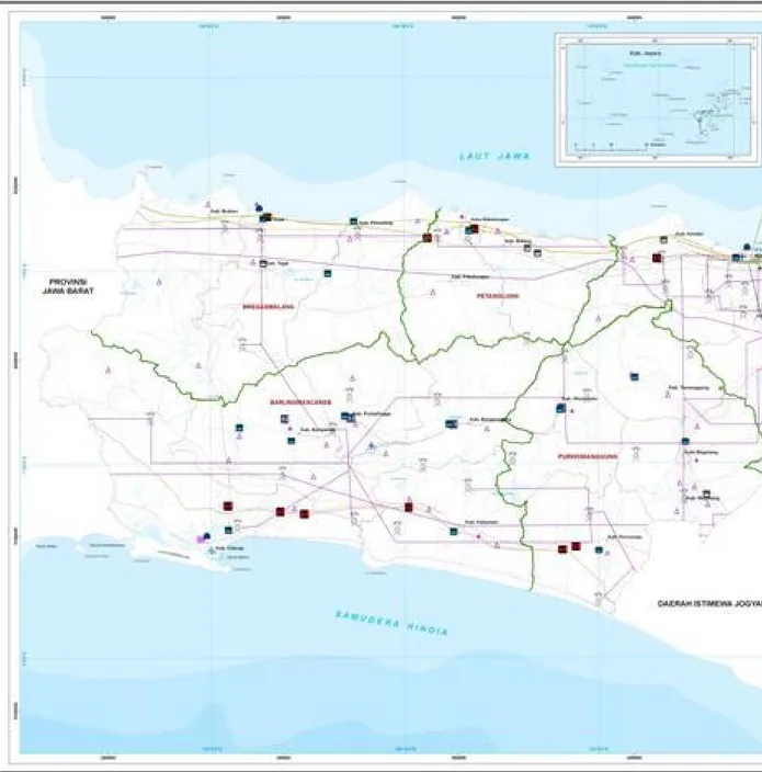 Gambar 1. Peta Rencana Struktur Ruang Provinsi Jawa Tengah
