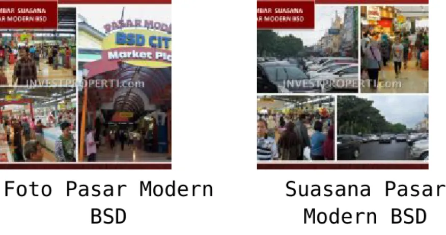 Foto Pasar Modern BSD