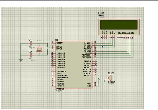 Gambar 6. Desain rangkaian mikrokontroler 