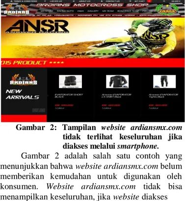 Gambar  1:  Tampilan  website  ardiansmx.com  yang  hanya menampilkan bahasa inggris