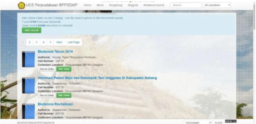 Gambar 9 Konfigurasi OAI- PMH Perpustakaan Digital BBPKH