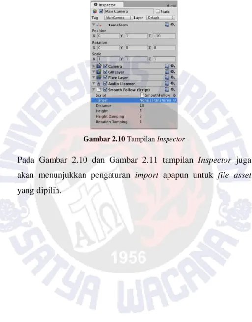 Gambar 2.10 Tampilan Inspector 