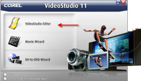 Gambar 2.2 Tampilan Utama Ulead Video Studio 11 