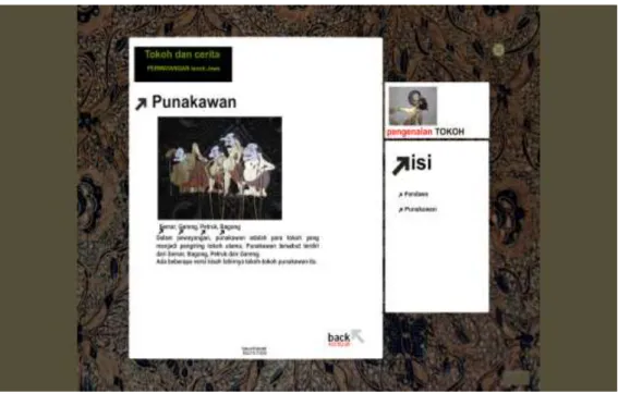 Gambar 4.8 Tampilan Halaman Punakawan 