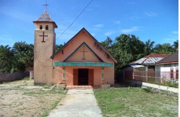   Gambar : 5        Gereja HKBP (Huria Kristen Batak Protestan) di Desa Sipoldas. 