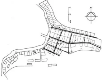 Gambar 2.2 Pola Grid di permukiman kumuh, Lima, Peru  (Sumber: Fernandez, 2002) 