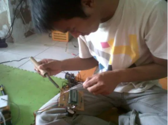 Gambar 4.2 Proses pengerjaan alat 