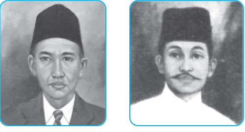 Gambar 5.2 H. Samanhudi dan H.O.S. Cokroaminoto