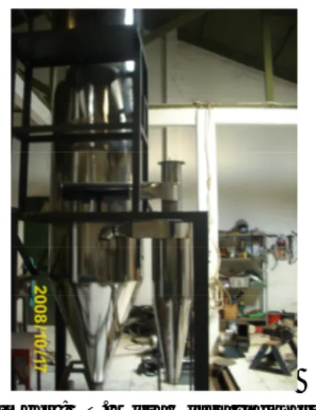 Gambar 21. Spray Dryer untuk Mengeringkan Larutan Katekin dan Tanin  8.  Boiler 