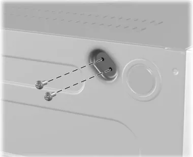 Gambar 2-1   Melepaskan Sekrup Smart Cover Lock