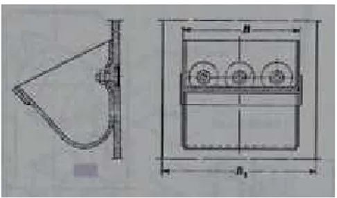 Gambar 3. Shallow Bucket Conveyor (Zainuri, 2009: 166)
