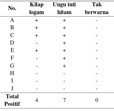 Tabel 2. Uji inokulasi EMBA 