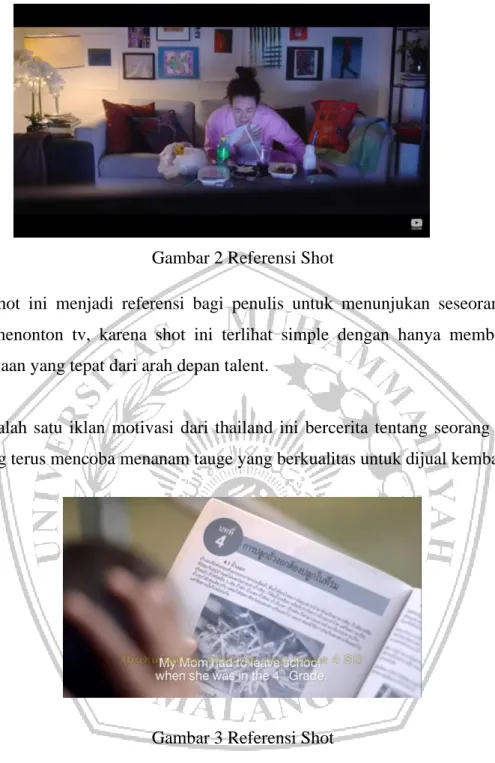 Gambar 2 Referensi Shot 