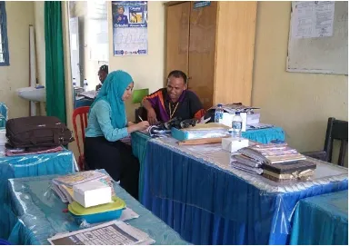 Gambar 3. Wawancara Pola Makan dan Aktivitas Fisik Guru SMP Negeri 3 Tanjung Morawa 