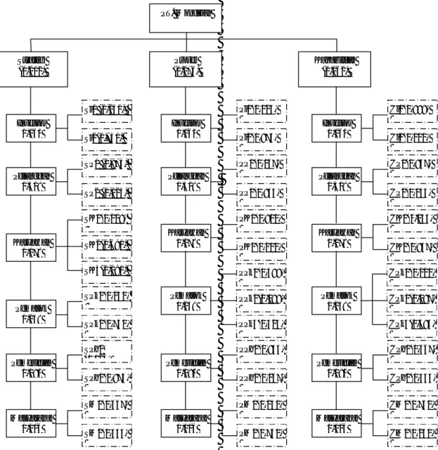 Gambar 1.  Struktur Hierarki Bobot Key Performance Indicators (KPI)       PT. Mondrian 