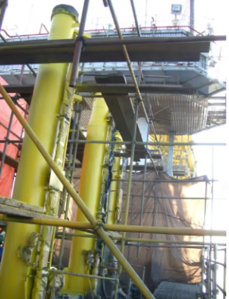 Gambar 2.5. Base Riser LPG Arm saat Overhaul 