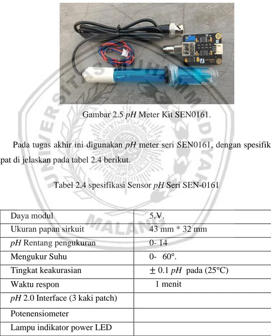 Gambar 2.5 pH Meter Kit SEN0161. 