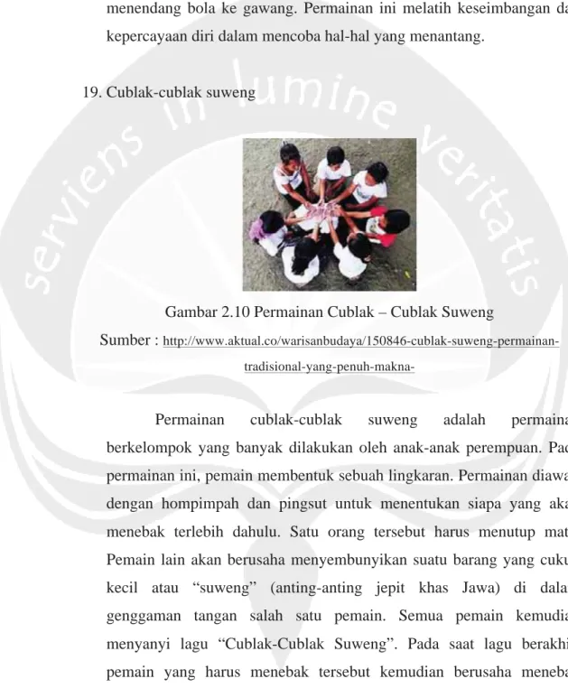 Gambar 2.10 Permainan Cublak – Cublak Suweng 