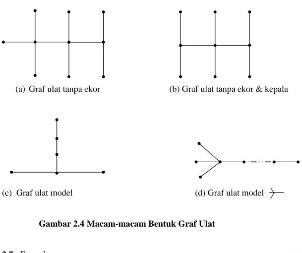 Gambar 2.4 Macam-macam Bentuk Graf Ulat