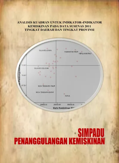 ANALISIS KUADRAN UNTUK INDIKATOR INDIKATOR KEMISKINAN PADA DATA SUSENAS ...