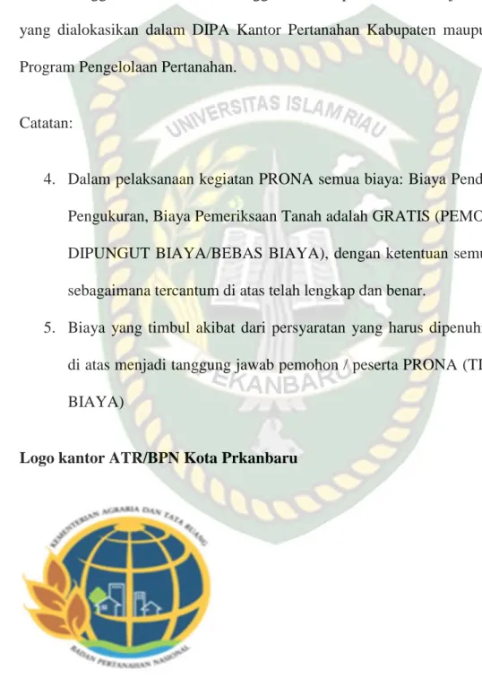 Gambar II.I Logo Kantor ATR/BPN Kota Pekanbaru