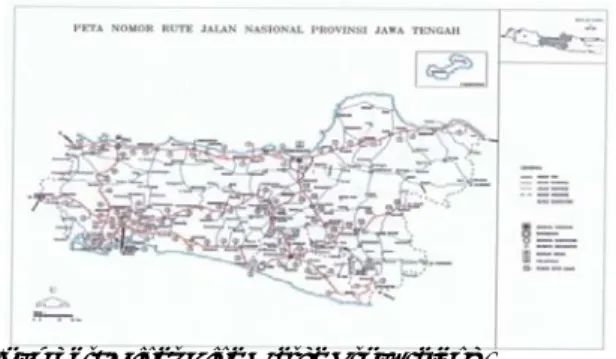 Gambar 1. Lokasi Penelitian SNVT Wilayah II  Provinsi Jawa Tengah. 