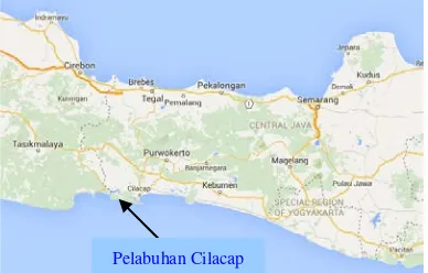 Gambar 1. Lokasi Pelabuhan Cilacap 