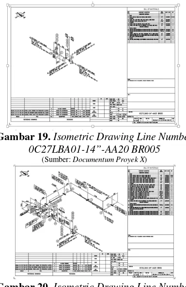 Gambar 19. Isometric Drawing Line Number 