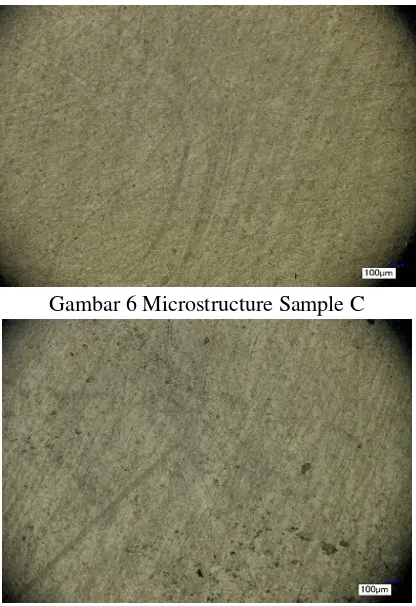 Gambar 6 Microstructure Sample C 