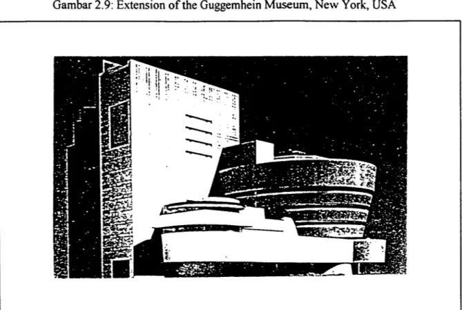 Gambar 2.9: Extension of the Guggemhein Museum, New York, USA