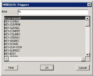 Gambar 5-25 Dialog Box Daftar Trigger pada Module 