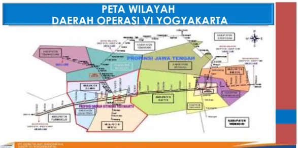 Gambar 3.3 Peta Wilayah Daerah Operasi VI Yogyakarta 